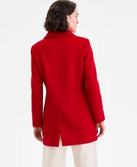 Michael Kors Women's Collared Button-Front Coat