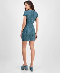 Guess Women's Naleny Tie-Front Bodycon Dress