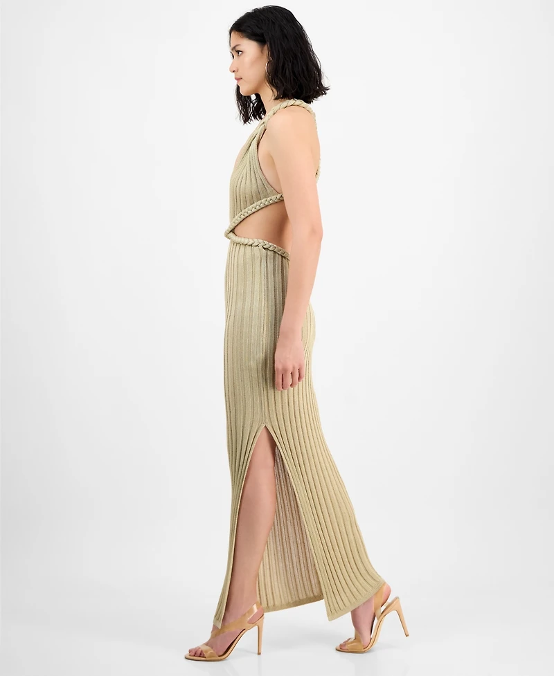 Guess Women's Surplice Sleeveless Ribbed Knit Dress