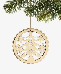 Holiday Lane Nordic Wonderland Wooden Tree Ornament, Macy's Exclusive