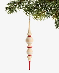 Holiday Lane Nordic Wonderland Wood Finial Ornament, Macy's Exclusive