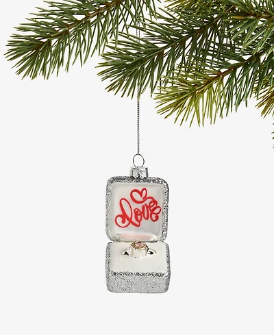 Holiday Lane Our First Wedding Ring in Box Ornament, Macy's Exclusive