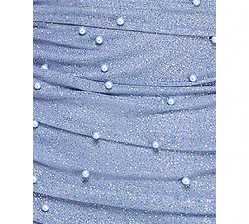 Emerald Sundae Juniors' Embellished Ruched Bodycon Dress