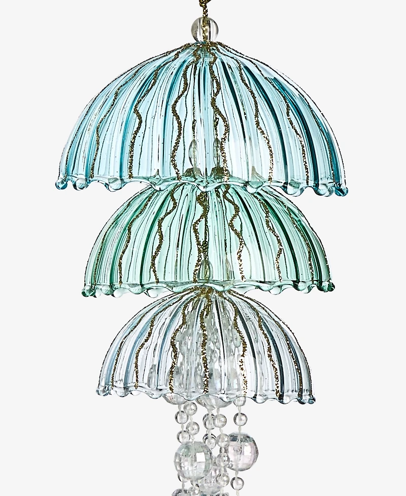 Holiday Lane Seaside Jellyfish Tiered Beaded Ornament, Macy's Exclusive