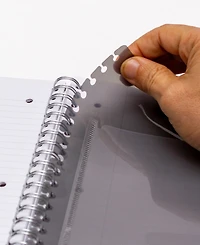 Pukka Pads Metallic Green Letter Sized Subject Divider Notebook, Pack of 3