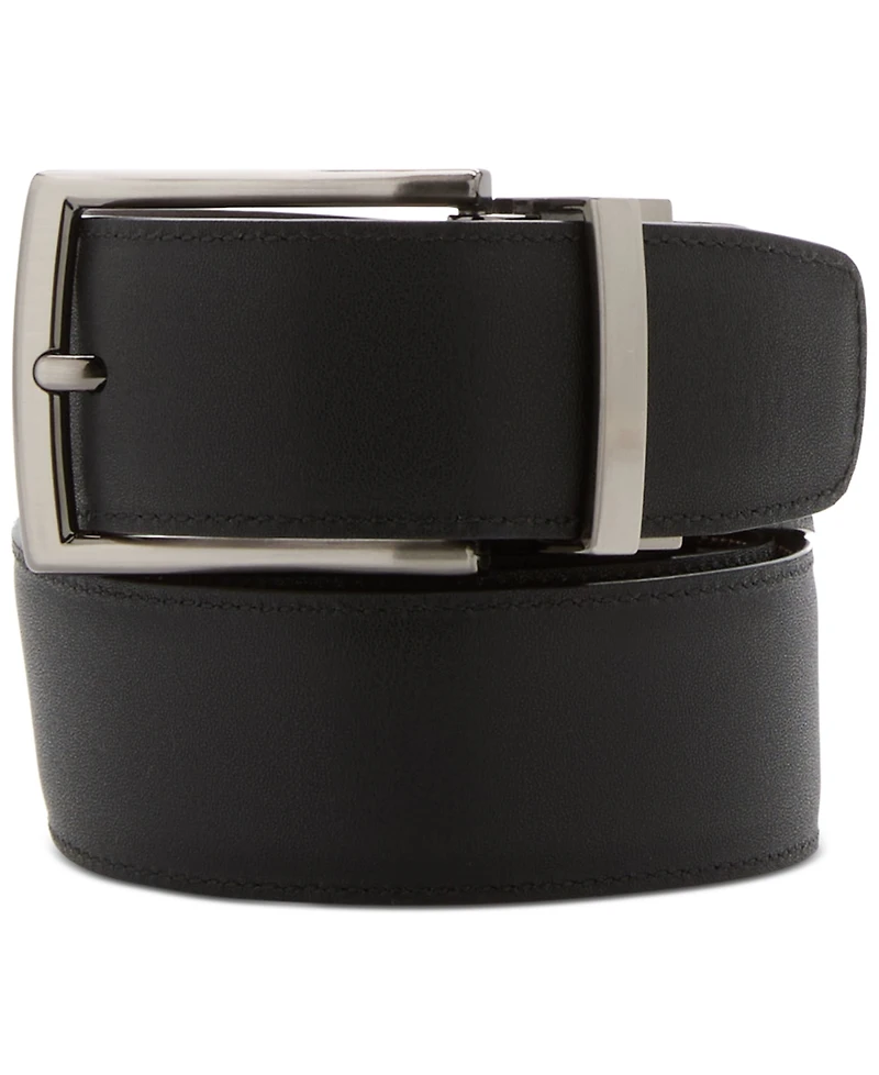 Perry Ellis Portfolio Men's Shiny Reversible Belt