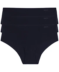 Dkny Women's Litewear Cut Anywear Hipster Underwear 3 Pack