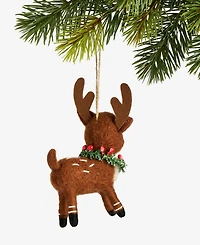 Holiday Lane Tiny Tidings Fabric Deer Ornament, Macy's Exclusive