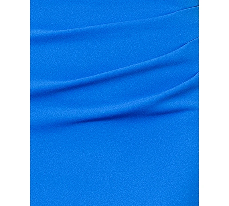 Xscape Petite Off-The-Shoulder High-Low Gown