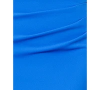 Xscape Petite Off-The-Shoulder High-Low Gown