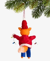Holiday Lane Tiny Tidings Fabric Fox Ornament, Macy's Exclusive