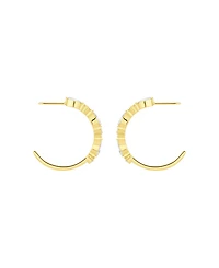 And Now This Crystal C Hoop Earrings