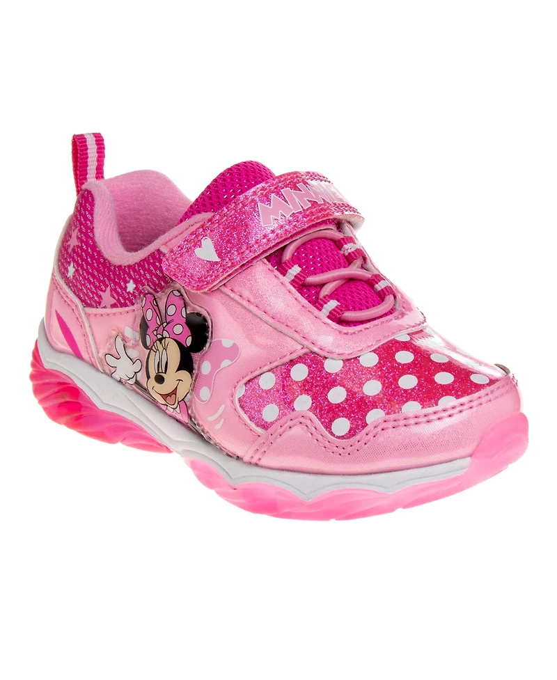Disney Toddler Girls Hook and Loop Sneakers