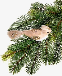 Holiday Lane Gilded Glamour Feather Bird Clip Ornament, Macy's Exclusive