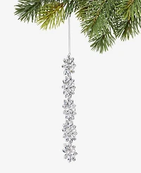Holiday Lane Jeweled Classics Snowflake Cluster Ornament, Macy's Exclusive