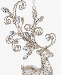 Holiday Lane Jeweled Classics Deer Embellished Ornament, Macy's Exclusive
