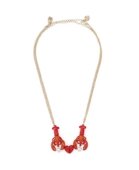 Betsey Johnson Mermaid Jewels Lobster Friendship Necklace Set