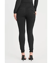 Freddy Women's Fleece Lined High-Rise Sculpting Skinny Pants
