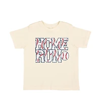 Sweet Wink Toddler Boys Home Run Patch Short Sleeve T-Shirt
