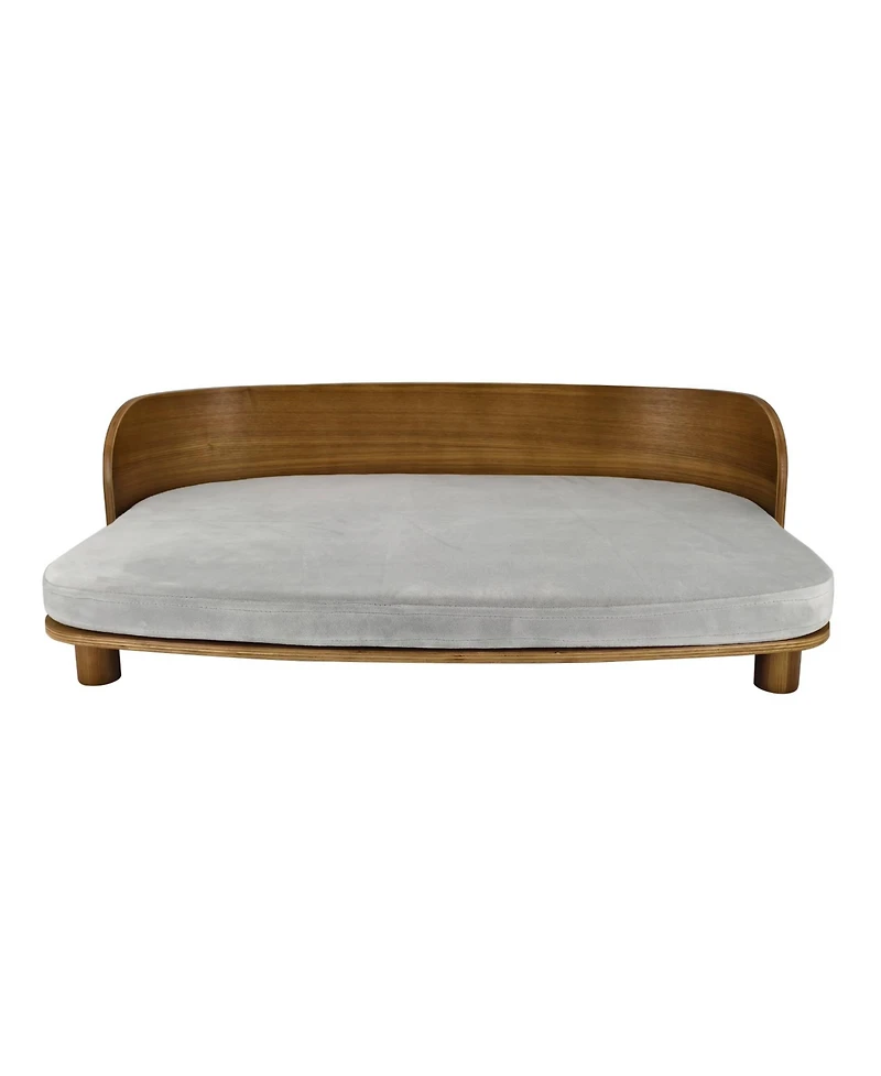 Bingopaw Wooden Bed Stool For Dogs&Cats With Pad
