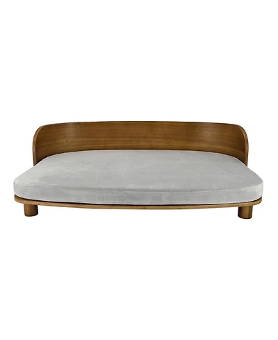 Bingopaw Wooden Bed Stool For Dogs&Cats With Pad