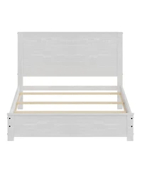 Heavy-Duty Solid Wood Bed Frame – Minimalist & Modern Support