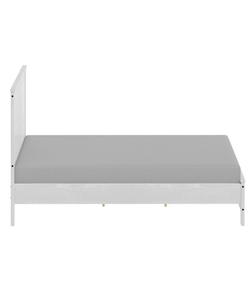 Heavy-Duty Solid Wood Bed Frame – Minimalist & Modern Support