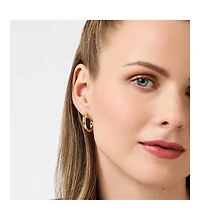 Ana Luisa Gold Hoop Earrings - Giulia Large