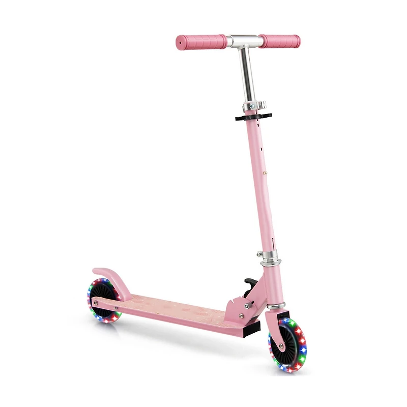 Folding Kick Scooter with 3 Adjustable Heights for Kids