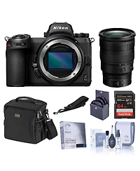 Nikon Z 6II Mirrorless Digital Camera with Nikkor Z 24-70mm f/2.8 S Lens, Bundle with 64GB Uhs-i Sdxc Memory Card, Shoulder Bag, 82mm Filter Kit, Scre