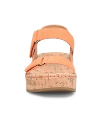 Born Women's Sloan Round Toe Wedge Sandals