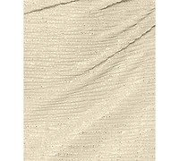 Betsy & Adam Petite Ruched Metallic Crinkle Gown