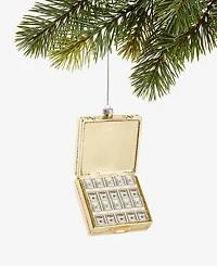 Holiday Lane Eclectic Charm Glass Money Case Ornament, Macy's Exclusive