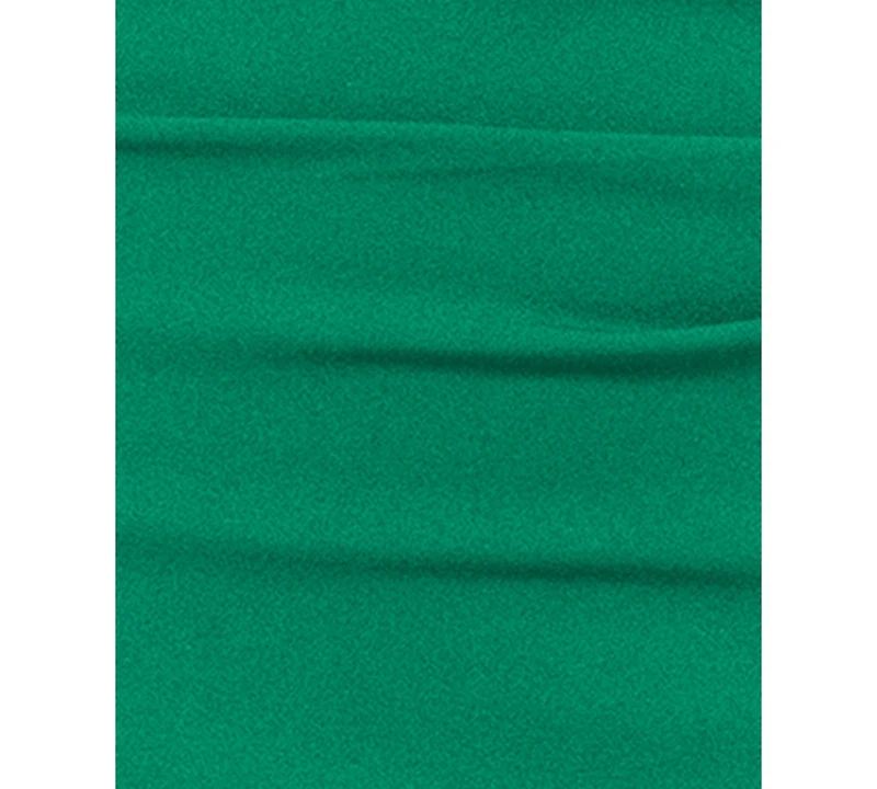 Betsy & Adam Women's Asymmetric Ruffled Sleeveless Sheath Dress