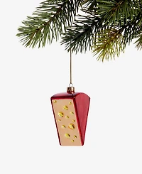 Holiday Lane Foodie Cheese Block Ornament, Macy's Exclusive