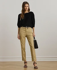 Lauren Ralph Women's Cotton-Blend Dolman-Sleeve Sweater
