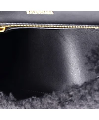 Pre-Owned Balenciaga Small Fluffy Hourglass Top Handle Bag Fur