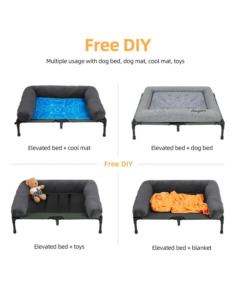 Bingopaw Foldable Outdoor Travel Dog Bed