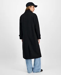 Jou Juniors' Double-Breasted Maxi Coat