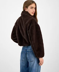 Jou Juniors' Faux-Fur Bomber Jacket