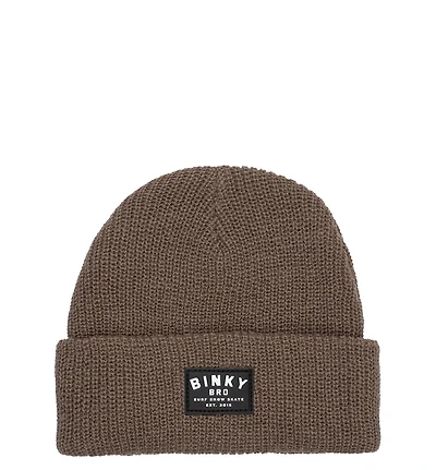 BinkyBro Men's Adult Sereno Brown Beanie