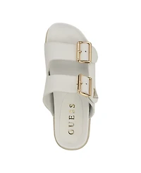 Guess Women's Fasten Double-Buckle Footbed Sandals