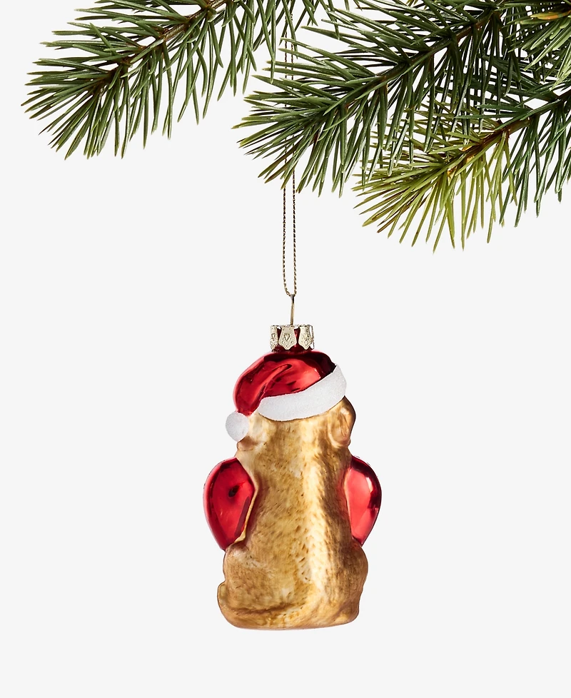 Holiday Lane Pets Glass Dog Ornament, Macy's Exclusive