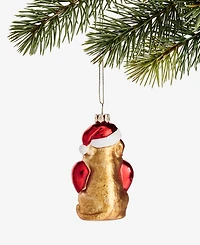 Holiday Lane Pets Glass Dog Ornament, Macy's Exclusive