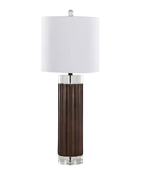 Lumisource 29.25" Polyresin Cylinder Table Lamp, Set of 2