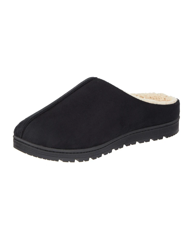 Isotoner Men's Microsuede Rory Clog Slippers