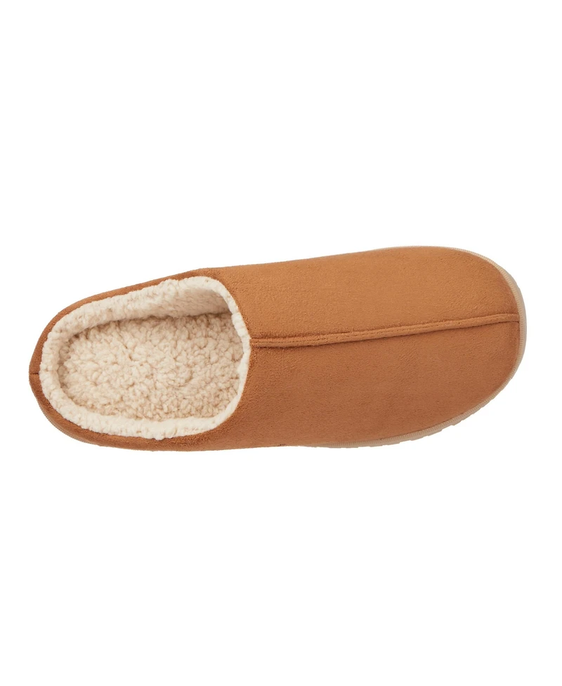 Isotoner Men's Microsuede Rory Clog Slippers