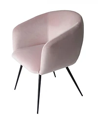 Velvet Modern Dining Chair for Stylish Kitchen or Dining Room Seating