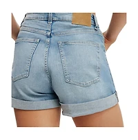 Cotton On Women's High Rise Micro Denim Short