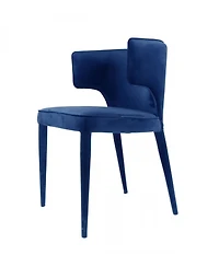 Velvet Wrapped Dining Chair for Stylish Kitchen or Dining Room Seating